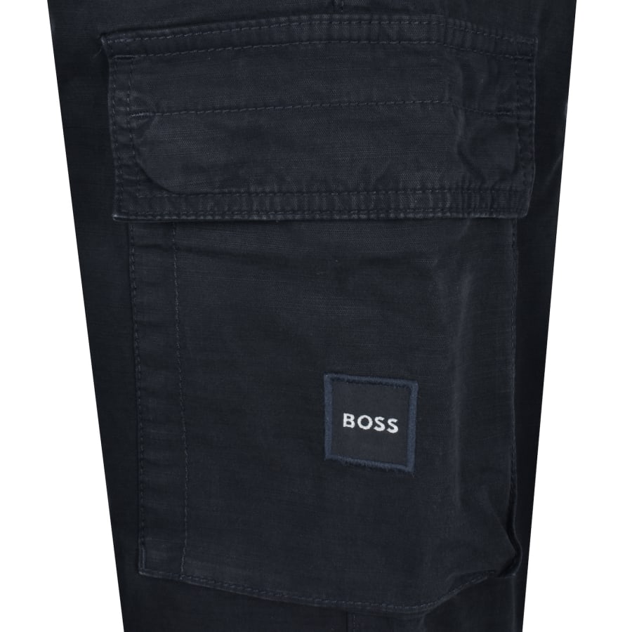 BOSS Sisla 8 Cargo Trousers Navy | Mainline Menswear United